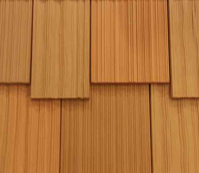 Multi-Width Synthetic Cedar Shake