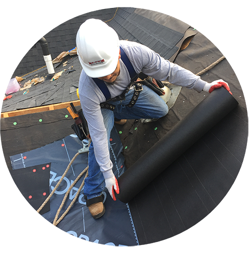 Elite Roofing Technician, roof replacement job in Pinehurst nc